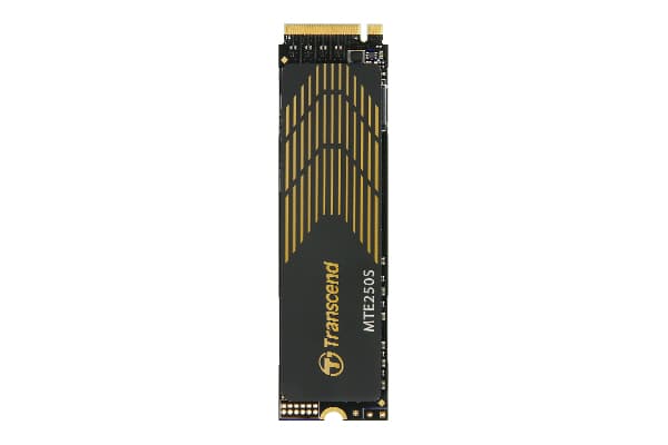 Transcend MTE250S - SSD - 1 TB - inbyggd - M.2 2280 (dubbelsidig) - PCIe 4.0 x4 (NVMe)