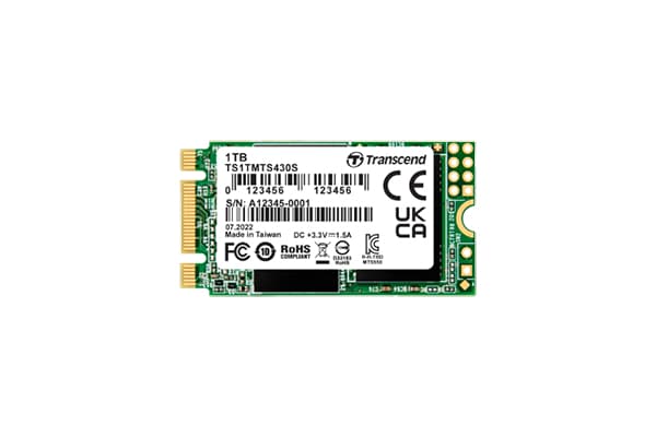 Transcend 430S - SSD - 1 TB - intern - M.2 2242 - SATA 6Gb/s