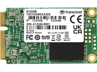 Transcend MSATA 230S, 512 GB, mSATA