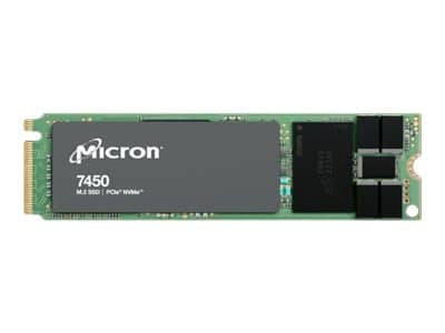 Micron 7450 PRO - SSD - Företag, läsningsintensivt - 480 GB - inbyggd - M.2 2280 - PCIe 4.0 x4 (NVMe) - TAA-kompatibel