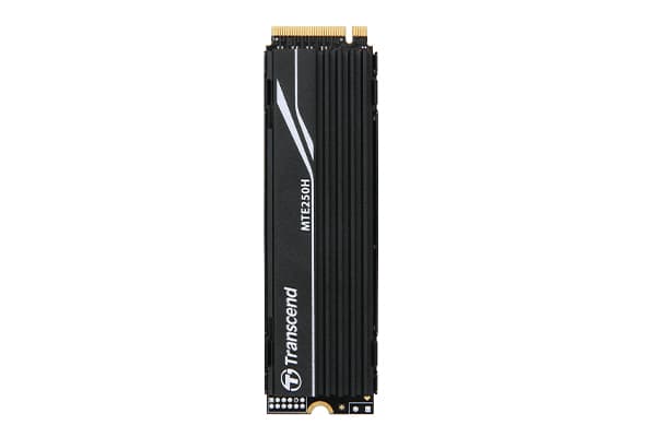Transcend MTE250H - SSD - 1 TB - inbyggd - M.2 2280 - PCIe 4.0 x4 (NVMe) - integrerad kylfläns