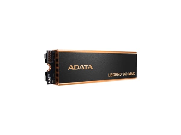 ADATA Legend 960 MAX - SSD - 1 TB - intern - M.2 2280 - PCIe 4.0 x4 (NVMe) - 256-bit AES - integrert kjøle