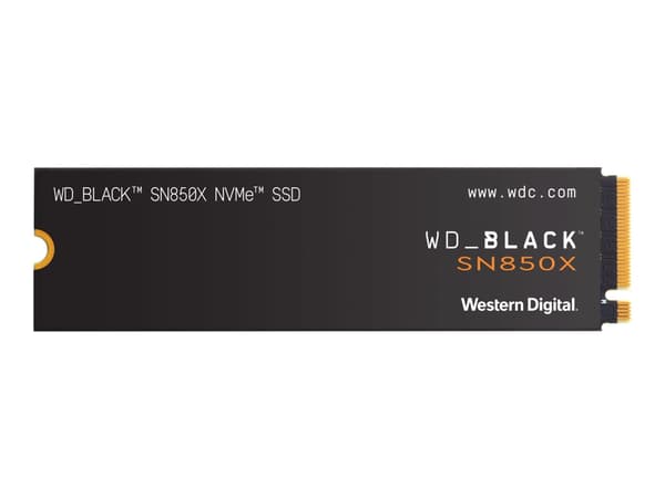 WD_BLACK SN850X NVMe SSD WDBB9G0020BNC - SSD - 2 TB - intern - M.2 2280 - PCIe 4.0 (NVMe) - svart