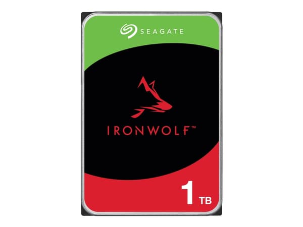 Seagate IronWolf ST1000VN008 - Hårddisk - intern - med 3 års Seagate Rescue Data Recovery