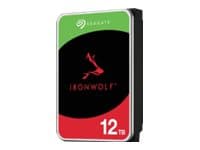 Seagate IronWolf ST6000VN006 - Harddisk - 6 TB - intern - 3.5" - SATA 6Gb/s - buffer: 256 MB - med 3-års Seagate Rescue Data Recovery
