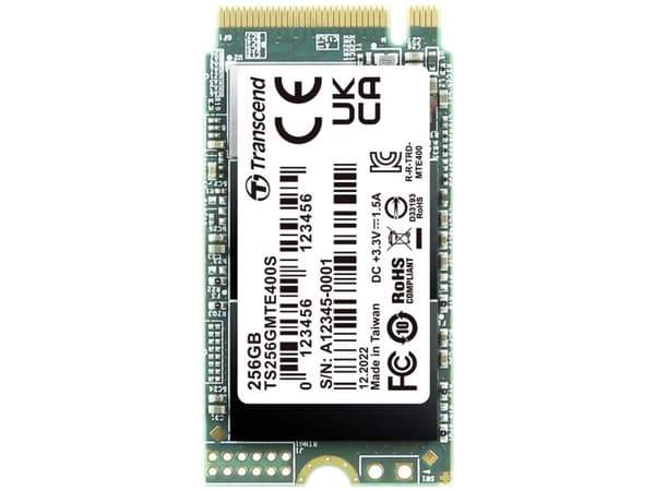 Transcend MTE400S - SSD - 256 GB - intern - M.2 2242 - PCIe 3.0 x4 (NVMe)