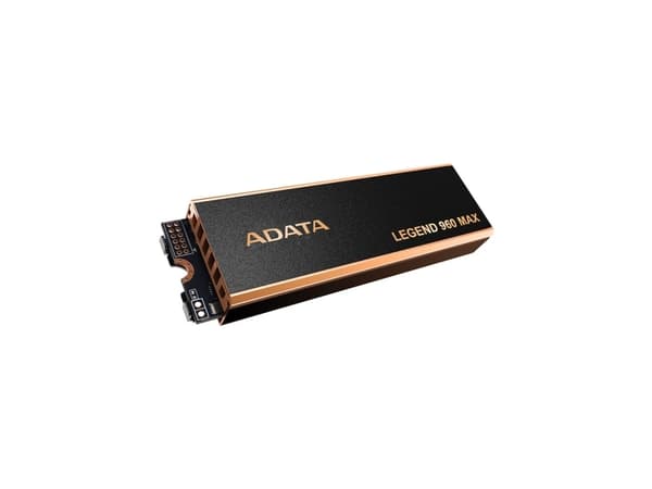 ADATA Legend 960 MAX - SSD - 4 TB - inbyggd - M.2 2280 - PCIe 4.0 x4 - 256 bitars AES - integrerad kylfläns