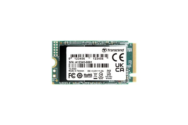 Transcend MTE400S - SSD - 512 GB - inbyggd - M.2 2242 - PCIe 3.0 x4 (NVMe)