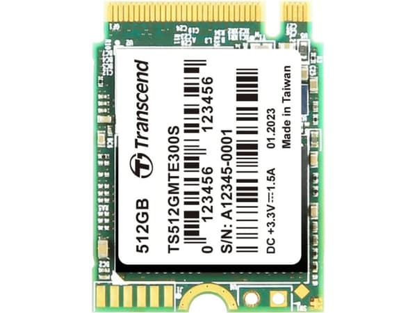 Transcend MTE300S - SSD - 512 GB - inbyggd - M.2 2230 - PCIe 3.0 x4 (NVMe)