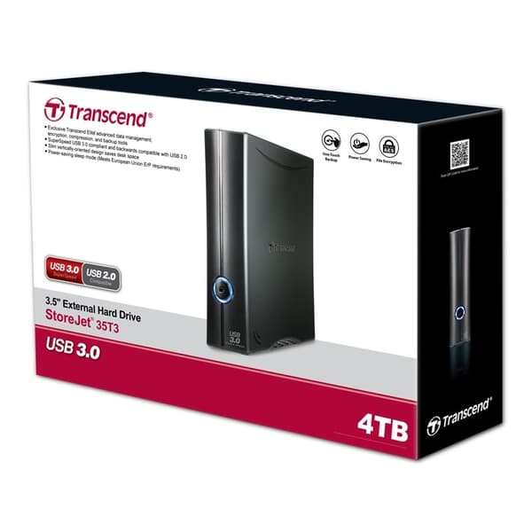 Transcend HDD StoreJet 3.5"   4TB USB3