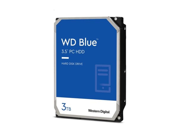 WD Blue WD30EZAX - Kiintolevy - 3 TB - sisäinen - 3,5" - SATA 6Gb/s - 5400 rpm - puskuri: 256 MB