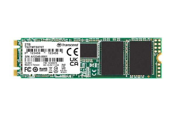 Transcend MTS970T - SSD - 256 GB - inbyggd - M.2 2280 - SATA 6Gb/s