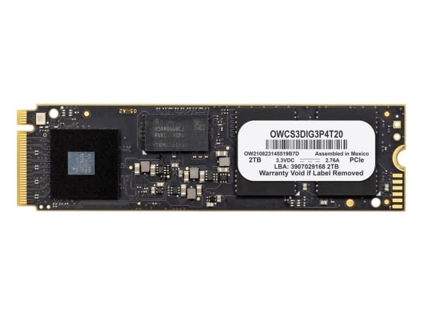 OWC Aura Pro IV - SSD - 2 TB - intern - M.2 2280 - PCIe 4.0 x4 (NVMe)