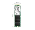 Miniatyrbild 3 av 4: Transcend MTS825S - SSD - 2 TB - inbyggd - M.2 2280 - SATA 6Gb/s
