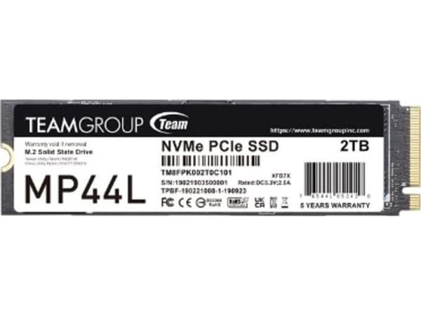 Team Group MP44L - SSD - 2 TB - intern - M.2 2280 - PCIe 4.0 x4 (NVMe)