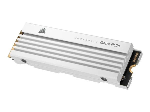 CORSAIR Force Series MP600 PRO LPX - SSD - 4 TB - intern - M.2 2280 - PCIe 4.0 x4 (NVMe) - 256-bit AES - integrert kjøle - for Sony PlayStation 5