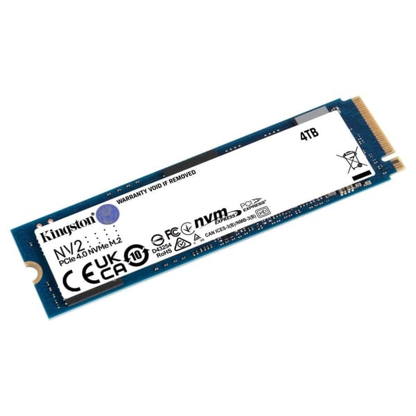 Kingston | NV2 - SSD - 4TB - intern - M.2 2280 - PCIe 4.0 (NVMe)