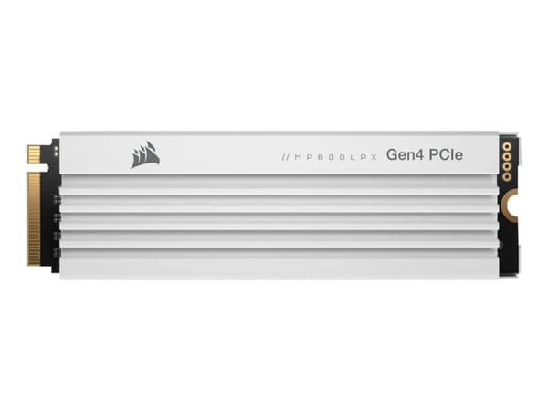 CORSAIR Force Series MP600 PRO LPX - SSD - 1 TB - intern - M.2 2280 - PCIe 4.0 x4 (NVMe) - 256-bit AES - integrert kjøle