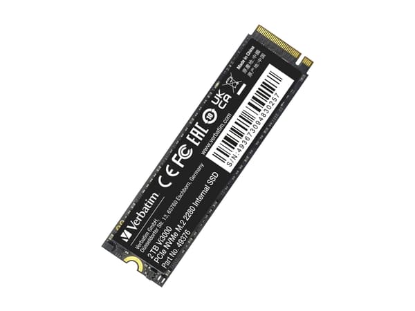 Verbatim Vi3000 PCIe NVMe M.2 SSD 2TB, 2000 GB, M.2, 3300 MB/s
