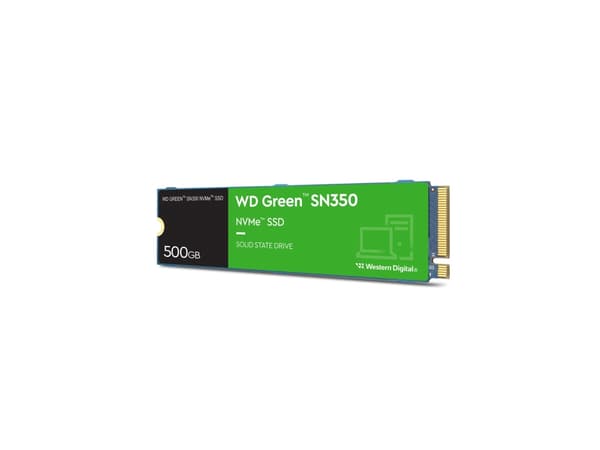 WD Green SN350 - SSD - 500 GB - inbyggd - M.2 2280 - PCIe 3.0 x4 (NVMe)