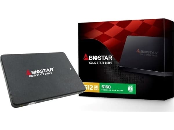 Biostar S160 512GB 2,5" SATA III SSD (SA102S2E35-PM1BJ-BS2)