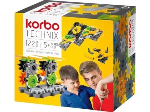 Korbo Technix 122, Girsett, 5 år, 122 stykker
