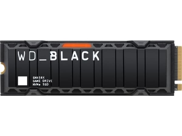 WD_BLACK SN850X NVMe SSD WDBB9H0010BNC - SSD - 1 TB - intern - M.2 2280 - PCIe 4.0 (NVMe) - integrert kjøle - svart