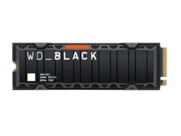WD_BLACK SN850X NVMe SSD WDBB9H0010BNC - SSD - 1 TB - intern - M.2 2280 - PCIe 4.0 (NVMe) - integrert kjøle - svart