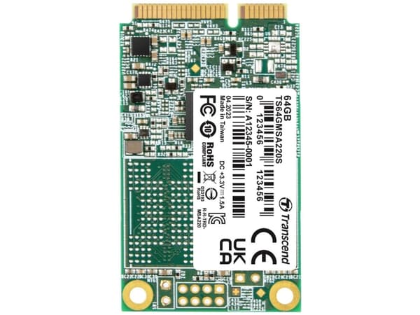 Transcend 220S - SSD - 64 GB - intern - mSATA - SATA 6Gb/s