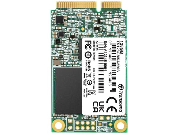 Transcend 220S - SSD - 128 GB - intern - mSATA - SATA 6Gb/s