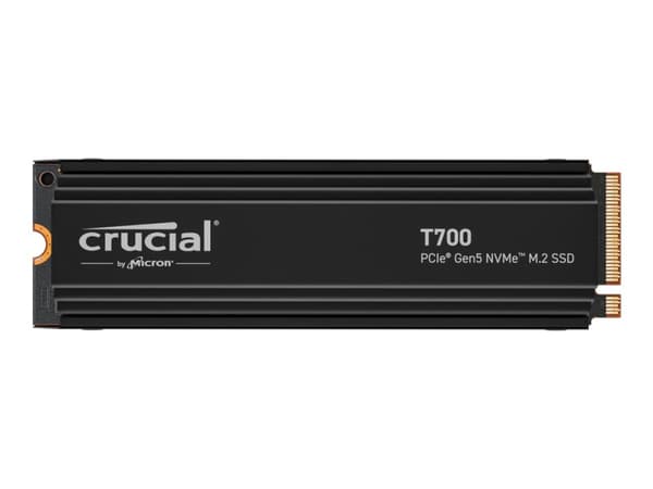 Crucial T700 - SSD - krypteret - 2 TB - sisäinen - M.2 - PCI Express 5.0 (NVMe) - TCG Opal-salaus 2.01