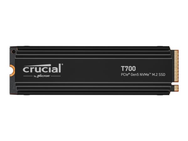 Crucial T700 - SSD - krypterat - 4 TB - inbyggd - M.2 - PCI Express 5.0 (NVMe) - TCG Opal Encryption 2.01