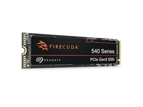 Seagate FireCuda 540 ZP2000GM3A004 - SSD - krypterat - 2 TB - inbyggd - M.2 2280 (dubbelsidig) - PCI Express 5.0 x4 (NVMe) - Self-Encrypting Drive (S