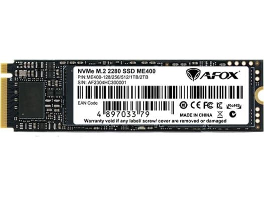 AFOX ME400, 2,05 TB, M.2, 7400 MB/s, 32 Gbit/s
