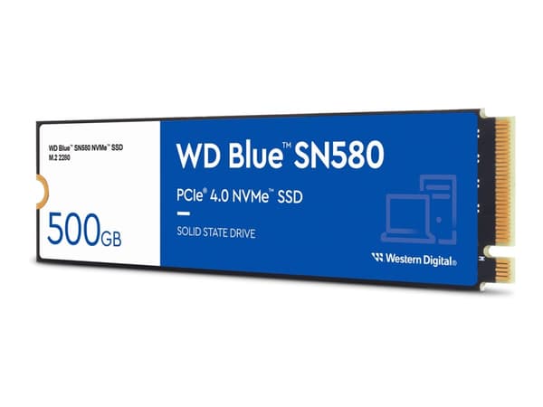 Western Digital Blue SN580, 500 GB, M.2, 4000 MB/s