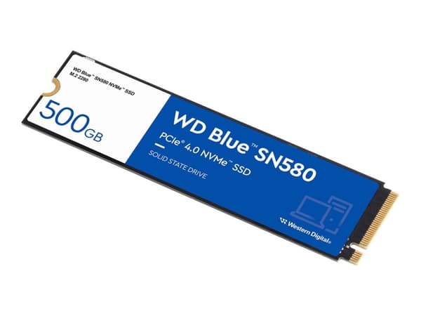 Western Digital Blue SN580, 500 GB, M.2, 4000 MB/s