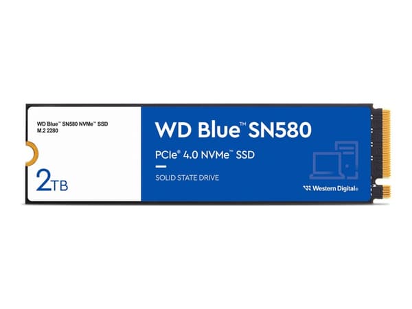SSD WD Blue 2TB SN580 NVME M.2 PCIe 4.0 x4 WDS200T3B0E