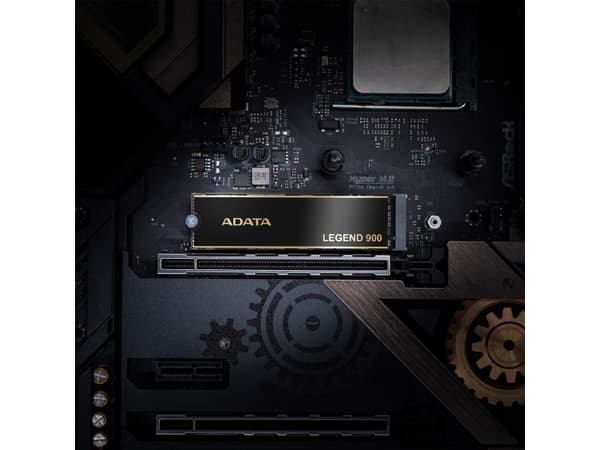 ADATA Legend 900 - SSD - 1 TB - inbyggd - M.2 2280 - PCI Express 5.0 x4 (NVMe) - 256 bitars AES - integrerad kylfläns