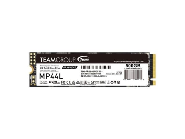 Team Group MP44L - SSD - 500 GB - intern - M.2 2280 - PCIe 4.0 x4 (NVMe)