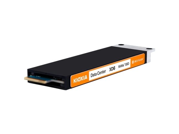 KIOXIA XD6 Series KXD6CRJJ1T92 - SSD - krypterat - 1920 GB - inbyggd - E1.S 9.5mm - PCIe 4.0 x4 (NVMe) - Self-Encrypting Drive (SED), TCG Opal Encryp