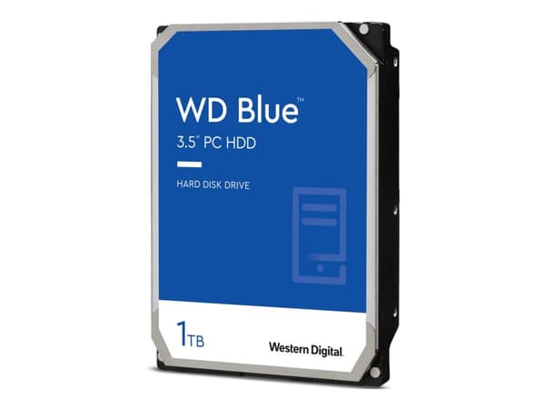 WD Blue WD10EARZ - Hårddisk - 1 TB - intern - 3,5" - SATA - 5400 rpm - buffert: 64 MB