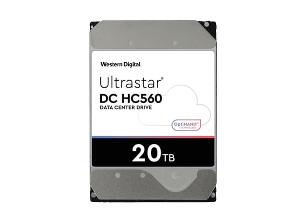 WD Ultrastar DC HC560 - Hårddisk - krypterad - 20 TB - intern - 3,5" - SATA 6Gb/s - 7200 rpm - buffert: 512 MB - Självkrypterande enhet (SED), TCG En