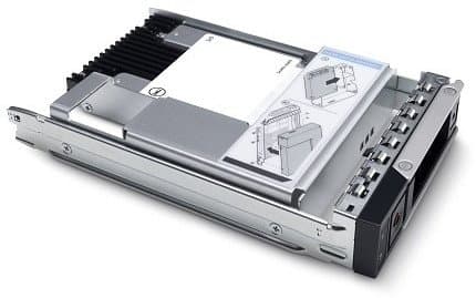 Dell - Kundsats - SSD - Mixed Use - 960 GB - 2.5" (i 3,5-tums hållare) - SATA 6Gb/s - för PowerEdge T340, T440, T640