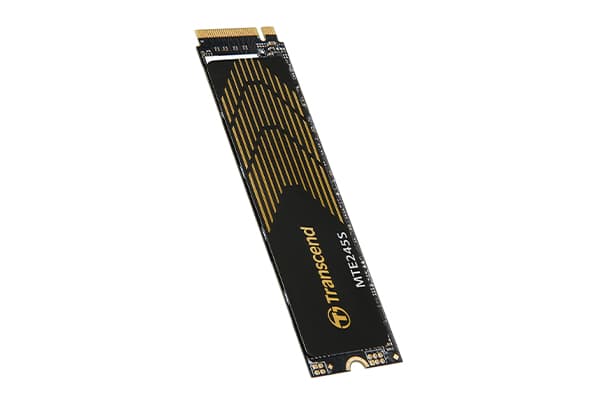 Transcend MTE245S - SSD - 1 TB - inbyggd - M.2 2280 (enkelsidig) - PCIe 4.0 x4 (NVMe) - integrerad kylfläns