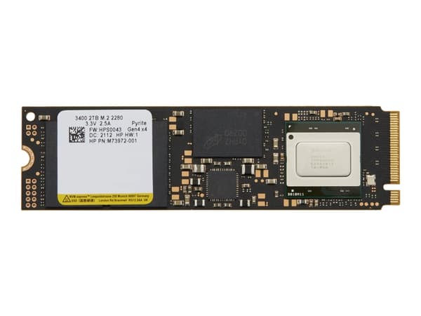 HP - SSD-levy - 2 TB - sisäinen - M.2 - PCIe (NVMe) - ZBook Firefly 14 G9 -mobiilityöasemaan; ZBook Fury 16 G9 -mobiilityöasemaan