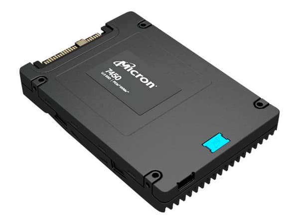 Micron 7450 PRO - SSD - Enterprise - 7680 GB - sisäinen - 2,5" - U.3 PCIe 4.0 (NVMe)
