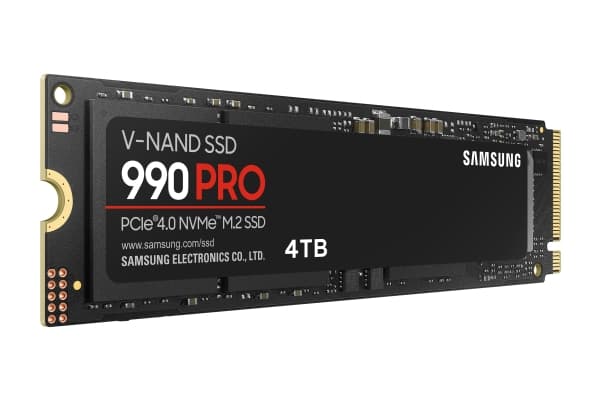 4 TB Samsung 990 Pro M.2 NVMe SSD-levy (MZ-V9P4T0BW)