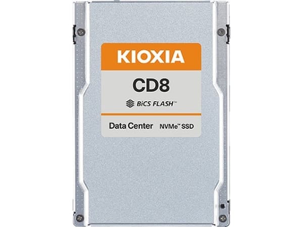 KIOXIA CD8 Series KCD81RUG1T92 - SSD - 1920 GB - inbyggd - 2.5" - PCIe 4.0 x4 - buffert: 256 MB