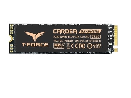 Team Group T-FORCE Z540 - SSD - 2 TB - inbyggd - M.2 2280 - PCI Express 5.0 x4 (NVMe)