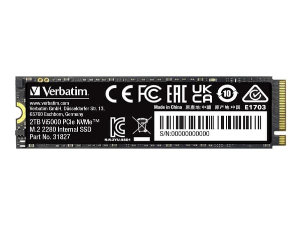 Verbatim Vi5000, 2 TB, M.2, 5000 MB/s